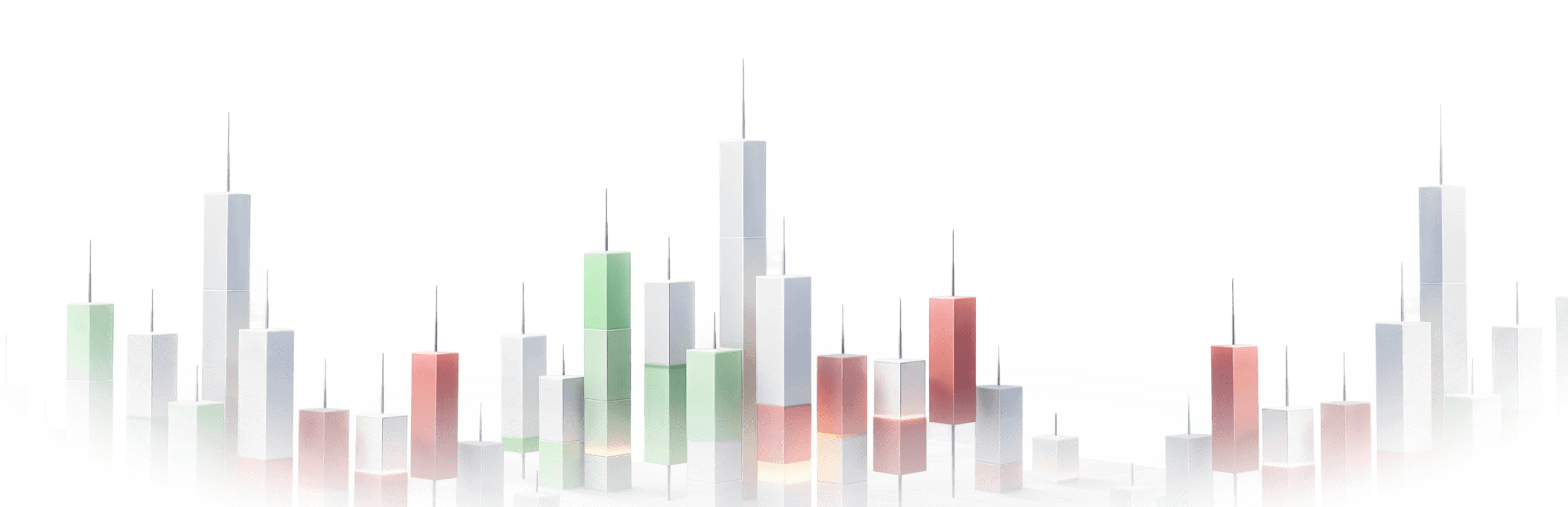 Market skyline illustration